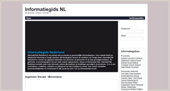 Desktop Screenshot of informatiegids-nederland.nl